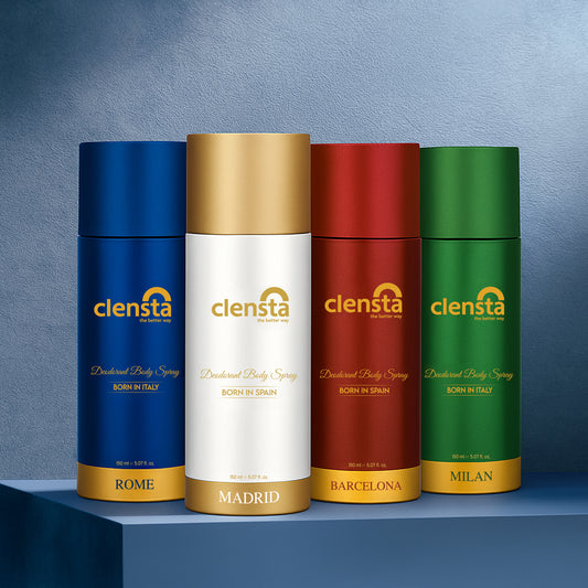 Clensta Deodorant for Men (Pack of 4) - 150ml