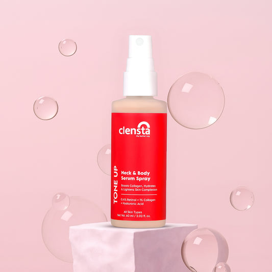 Clensta Tone Up Neck And Body Serum Spray (60ml)