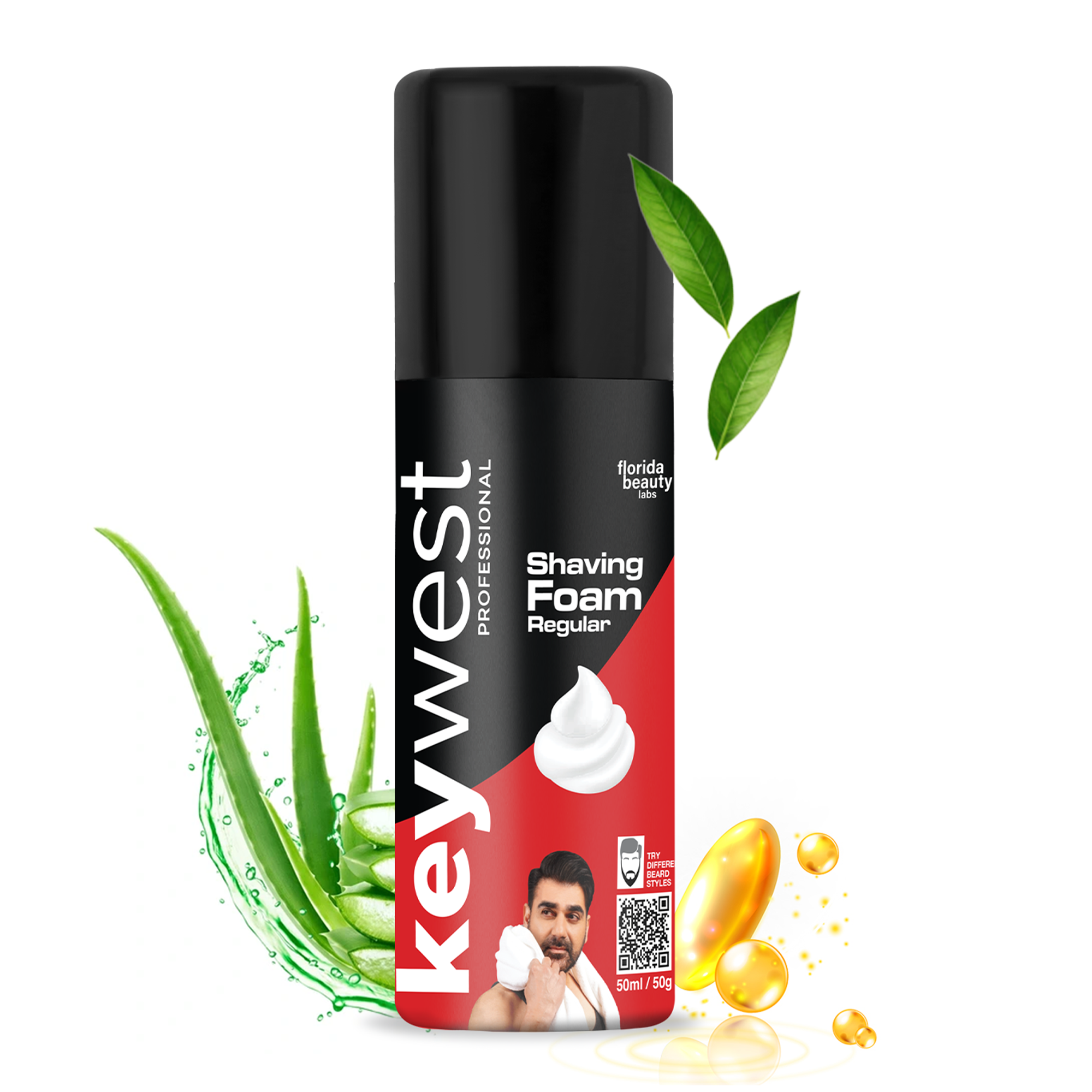 Keywest Regular Pre Shaving Foam for Men 50g
