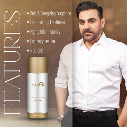 Clensta Deodorant for Men (Pack of 2) - 150ml