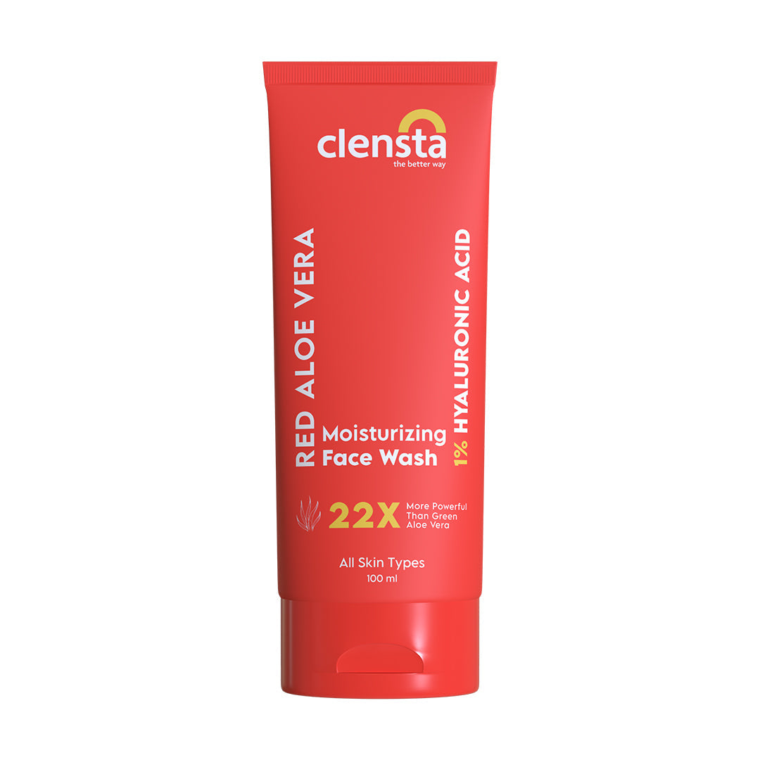 Clensta Red Aloe Vera Moisturizing Face Wash (100 Ml)
