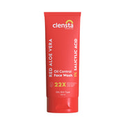 Clensta Red Aloe Vera Oil Control Face Wash (100 Ml)