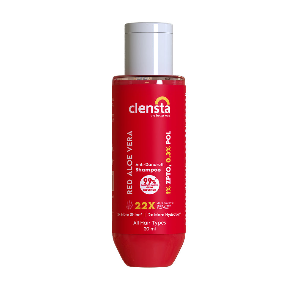 Clensta Red Aloe Vera Anti-Dandruff Shampoo (20 Ml)