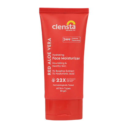 Clensta Red Aloe Vera Hydrating Face Moisturizer (80 Ml)