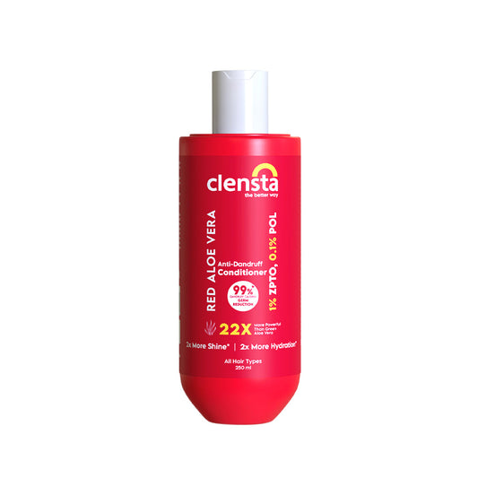 Clensta Red Aloe Vera Anti-Dandruff Conditioner (250ml)