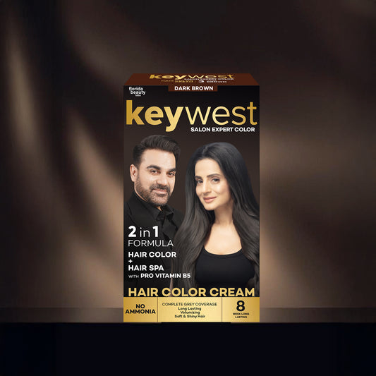 Keywest Salon Expert Hair Color Cream Dark Brown (130ml)