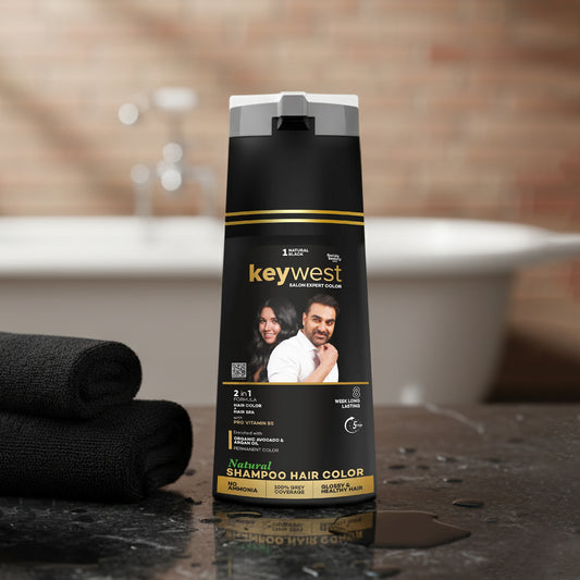 Keywest Salon Expert Shampoo Hair Color (400ml) No Ammonia