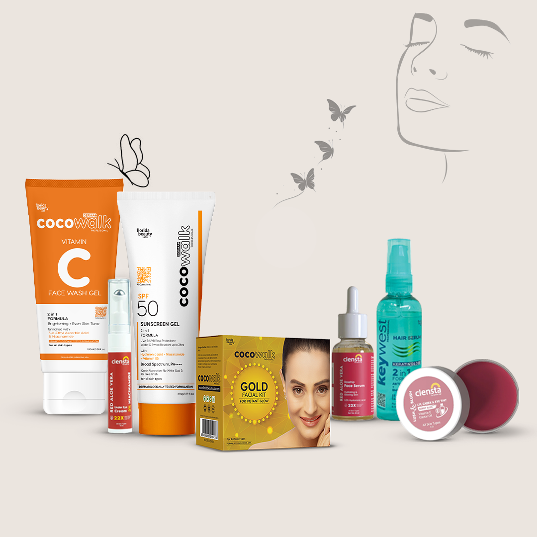 Glow & Shine Mother's Day Beauty Bundle – Complete Care for Radiant Skin, Silky Hair, and a Gorgeous Smile.