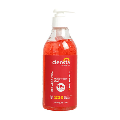 Clensta Red Aloe Vera Multipurpose Gel (300Ml)