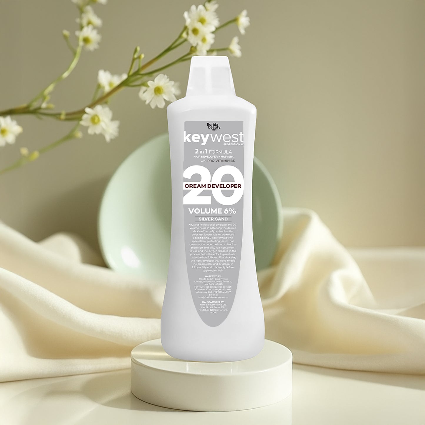 Keywest Professional Silver Sand Developer 20 Volume 6% (1000ml)