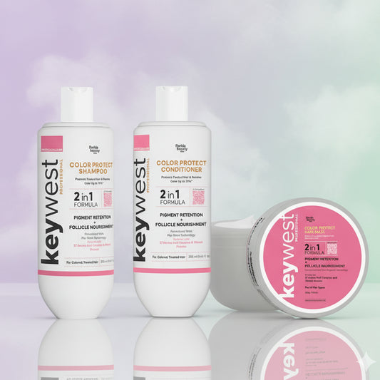 Keywest Professional Color Protect Kit (Shampoo + Conditioner + Hair Mask)