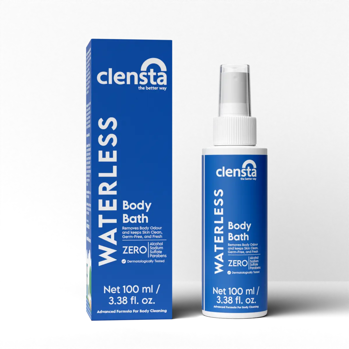 Clensta Waterless Body Bath (100 Ml)
