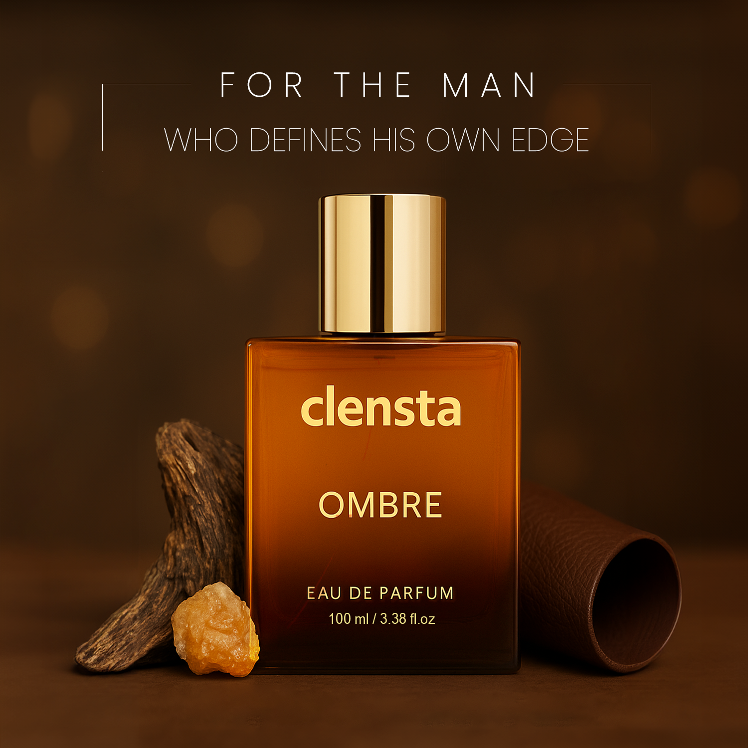 Clensta Ombre Perfume | Inspired by Leathery Oud accords of Louis Vuitton Ombre Nomade | For Men | EDP 100ml