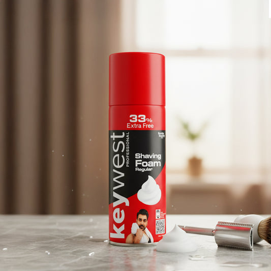 Keywest Regular Pre Shaving Foam for Men (385g)