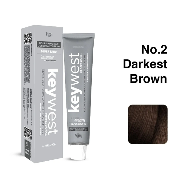 Keywest Professional Silver Sand Hair Color Cream 80g.