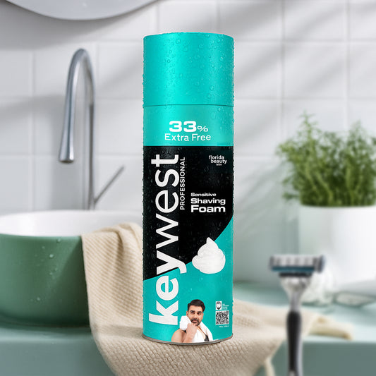 Keywest Sensitive Pre Shaving Foam for Men (482gm)