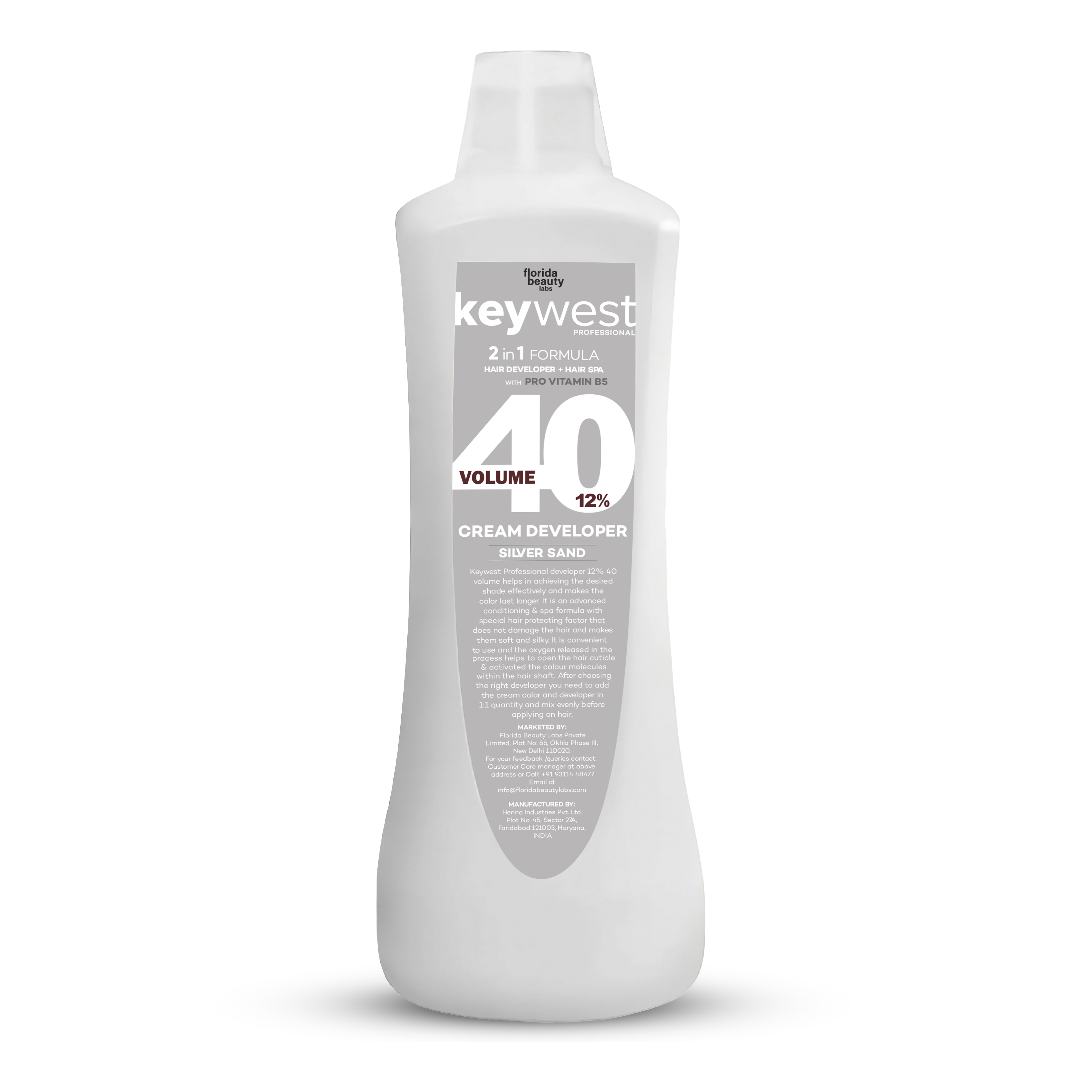 Keywest Professional Silver Sand Developer 40 Vol  12% 1000ml